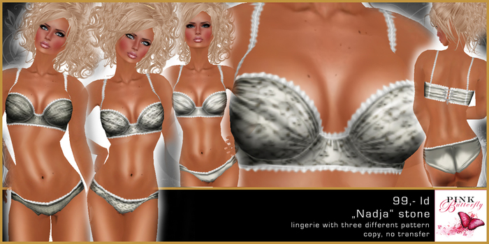 Second Life Marketplace - Nadja stone - Pink Butterfly - Earth & Sky